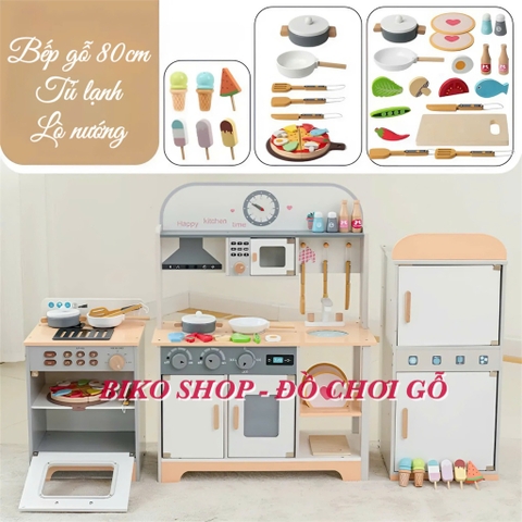 Đồ chơi nhà bếp, tủ lạnh, máy giặt Kabe màu trắng 80cm - 𝐁𝐈𝐊𝐎 𝐒𝐇𝐎𝐏