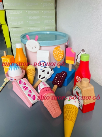 Đồ chơi set hải sản 15CT toywoo bằng gỗ dính nam châm cao cấp 𝐁𝐈𝐊𝐎 𝐒𝐇𝐎𝐏