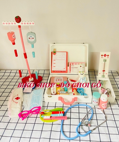 Bộ đồ chơi valy bác sĩ nhiều chi tiết