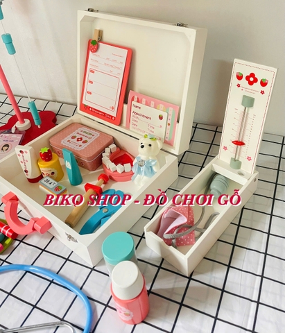 Bộ đồ chơi valy bác sĩ nhiều chi tiết