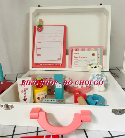 Bộ đồ chơi valy bác sĩ nhiều chi tiết