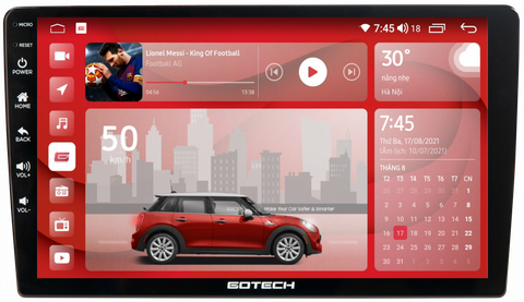 MÀN HÌNH Ô TÔ GOTECH GT8 | BẢN ĐẦY ĐỦ MỚI NHẤT