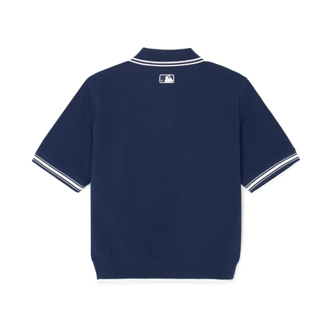 Áo Croptop MLB Korea Women's Basic New York Yankees Navy