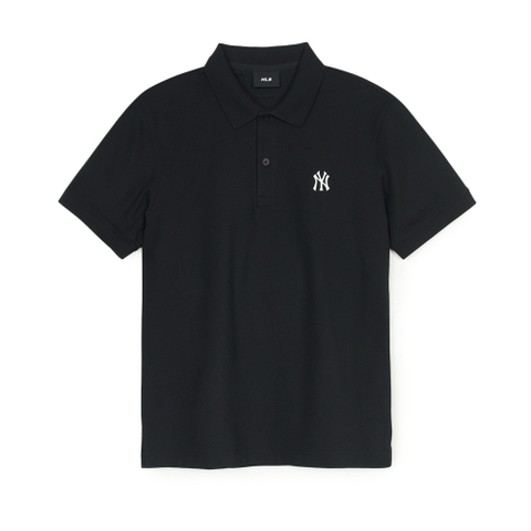Áo Polo MLB Basic Comfortable Fit Collar T-Shirt New York Yankees Black