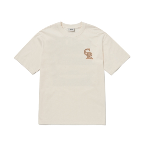 Áo Thun MLB City Life Overfit Colorado Rockies Cream