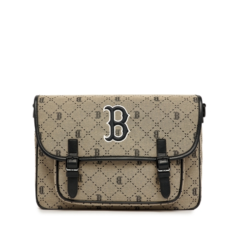 Túi MLB Korea Diamond Monogram Academy New York Yankees D.Beige