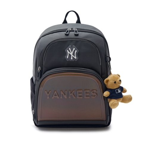 Balo MLB Korea [KIDS] Jack LED School Bag New York Yankees Gray