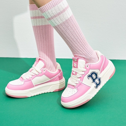 Giày MLB Korea Chunky Liner Boston Red Sox Candy Pop Pink