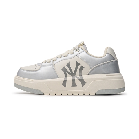 Giày MLB Korea Chunky Liner Hologram New York Yankees Gray