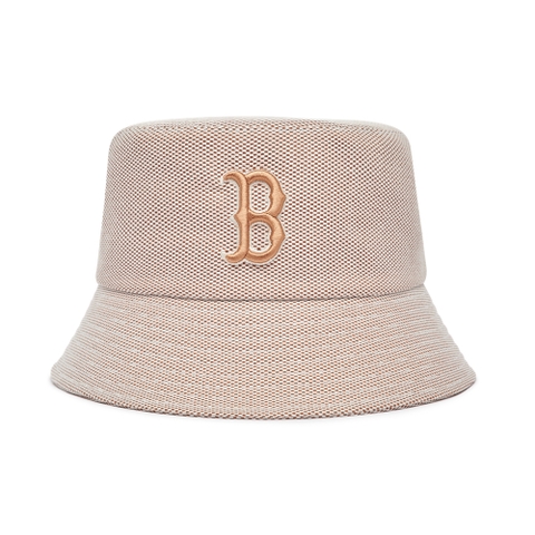 Nón MLB Basic One Point Bucket Hat Boston Red Sox Brown