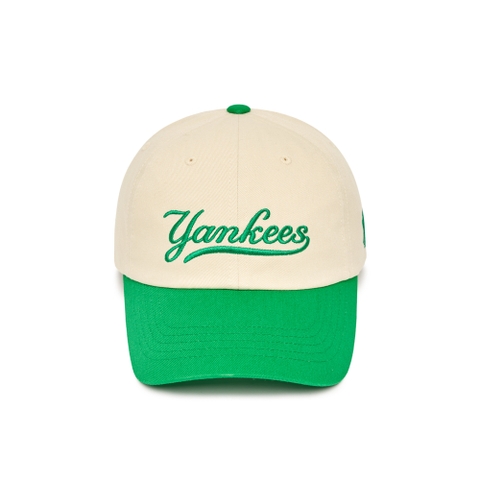 Nón MLB Curlsive Color Matching Unstructured Ball Cap New York Yankees D.Green