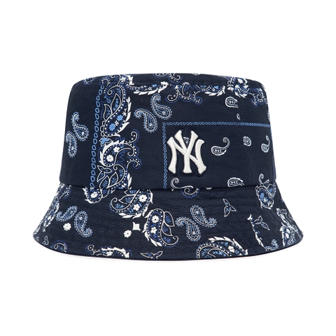 Nón MLB Paisley Bucket Hat New York Yankees D.Navy