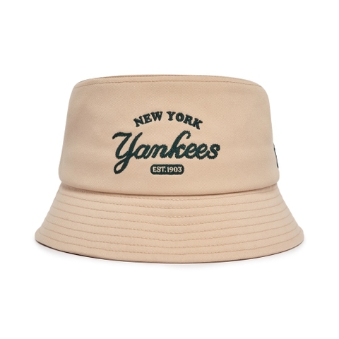 Nón MLB Varsity Lettering Bucket Hat New York Yankees L.Sand