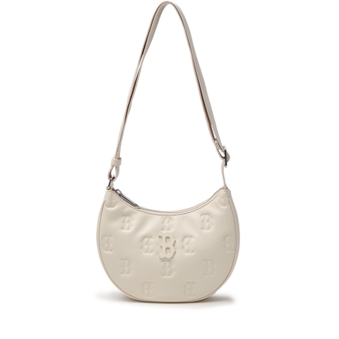 Túi MLB Korea Classic Mono New Embo Crossbody Boston Red Sox Cream