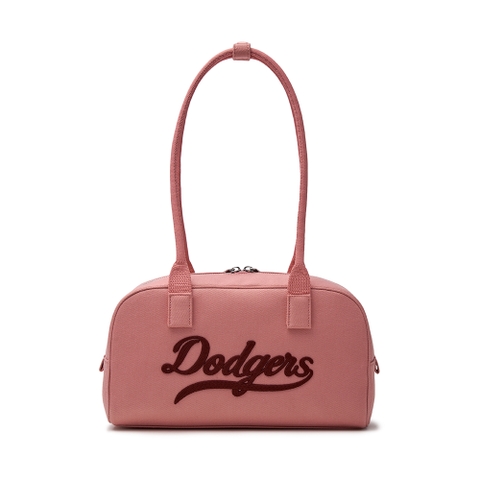 Túi MLB Korea Varsity Culsive Denim Shoulder Bag LA Dodgers Pink