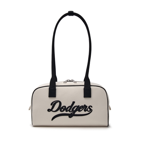 Túi MLB Korea Varsity Culsive Denim Shoulder Bag LA Dodgers Cream