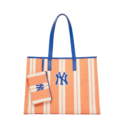 Túi MLB Ethnic Stripe Tote Bag New York Yankees L.Orange