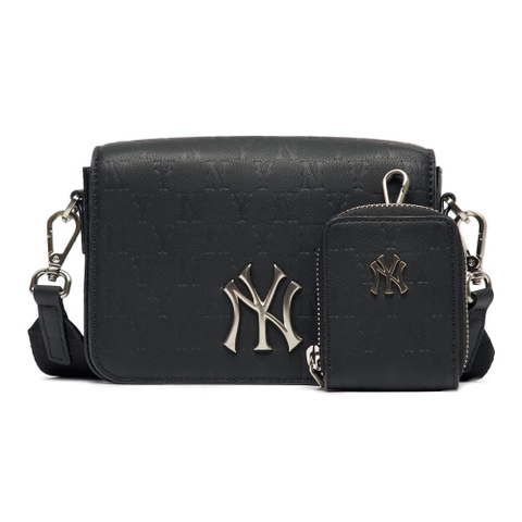Túi MLB Mini Monogram Embo Crossbag New York Yankees Black