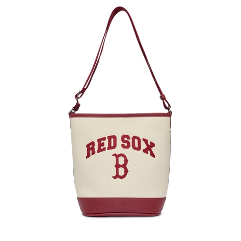 Túi MLB Varsity Basic Canvas Bucket Bag Boston Red Sox D.Cream