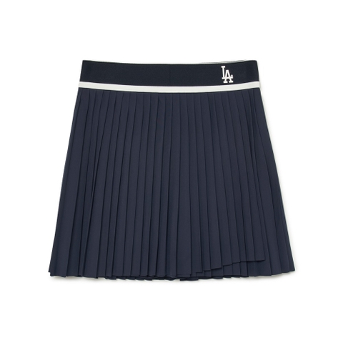 Váy MLB Korea Classic Sports Accordion Pleated LA Dodgers D.Navy