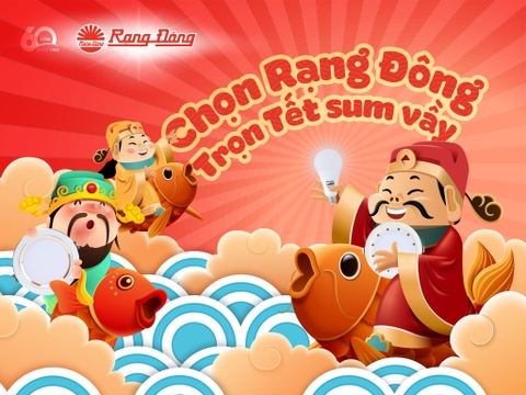 23 ông Táo chầu Trời - Mang theo đèn LED Rạng Đông làm quà.