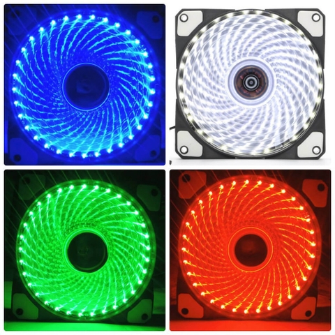 Fan Tản Nhiệt Case 12cm Led 33 Bóng