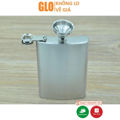 Bình Hip Flask Đựng Rượu Whisky Bằng Inox Dung Tích 5oz