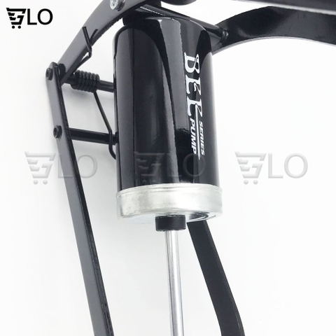 Bơm Đạp Chân Xe Máy 1 Ống Bee FP0902A Cho Xe Đạp, Xe Hơi Cao Cấp