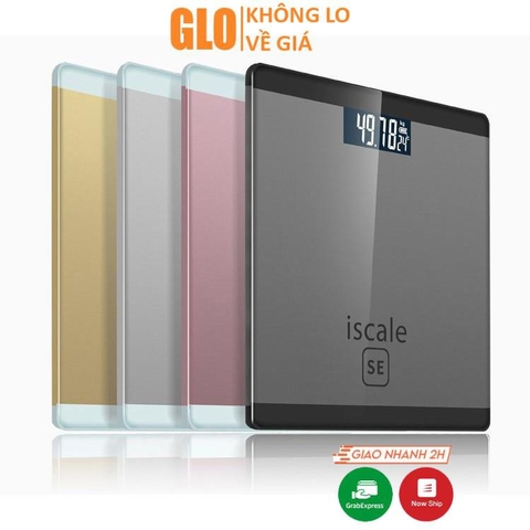 Cân Sức Khỏe Điện Tử Iscale 180kg Xịn Tặng Kèm Pin AAA