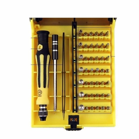 Bộ Tua Vít Đa Năng 4 Ngăn 45 Món Jackly JK-6089 Cao Cấp