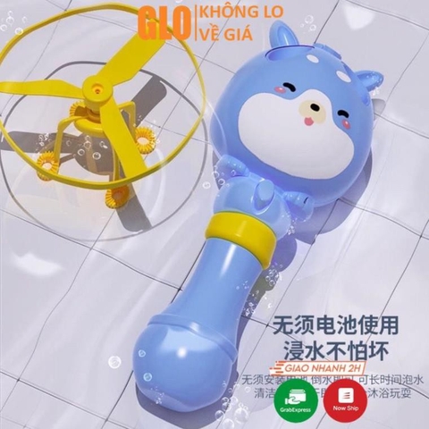 Chong Chóng Phun Bong Bóng Trên Không Đồ Chơi Ngoài Trời Cho Trẻ em
