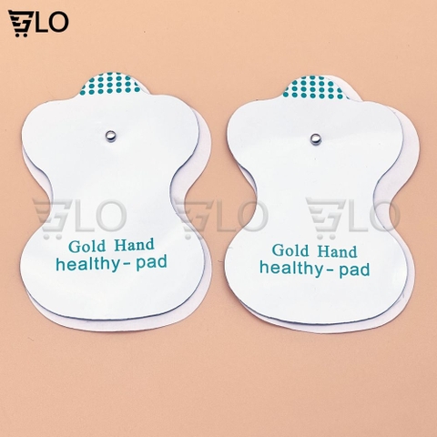 Combo 10 Miếng Dán Màu Trắng Điện Cực Dùng Cho Máy Massage Trị Liệu