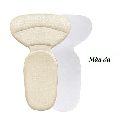 Bộ 2 Miếng Lót Giày Chữ T Chống Rộng, Chống Rớt Gót Cao Cấp, Bảo Vệ Chân Khi Mang Giày