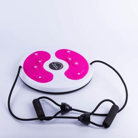 Đĩa Xoay Eo Hỗ Trợ Tập Thể Dục Kèm Dây Treo Có Tay Cầm 360 Độ