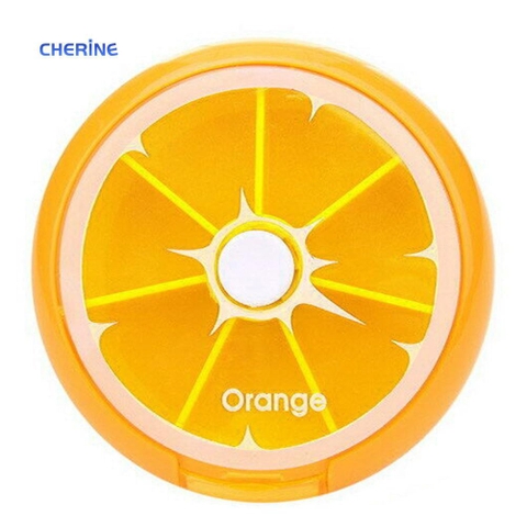 Hộp Chia Thuốc Thiết Kế Xoay Hình Trái Cây Xinh Xắn