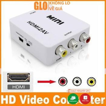 Box Chuyển Hdmi Ra Av Mini, Bộ Adapter Chuyển Đổi HDMI Sang AV