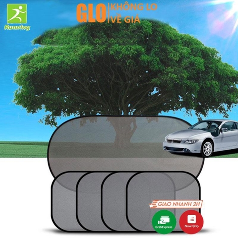 Combo 5 Tấm Che Nắng Gắn Kính Xe Hơi, Ô Tô Kèm Giác Hút Tiện Dụng