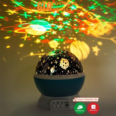 Đèn Led Chiếu Bầu Trời Trăng Sao Star Master Xoay Tròn Cực Đẹp