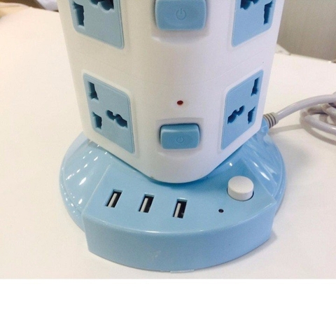 Ổ Cắm Điện Đa Năng 2-3-4 Tầng Tích Hợp 3 cổng USB