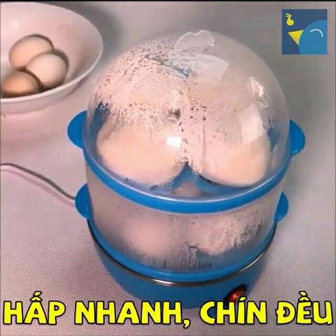Máy Hấp Trứng Hấp Thức Ăn Đa Năng 2 Tầng Hàng Loại 1