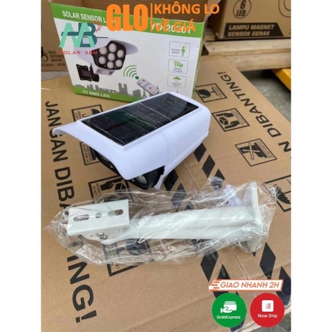 [Chống Trộm] Đèn Cảm Biến Chuyển Động Năng Lượng Mặt Trời Hình Camera 77 Đèn LED, Chống Nước Tuyệt Đối CL-877B 180W