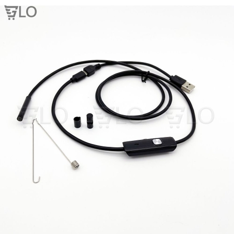 Camera Nội Soi Chống Nước(IP67) Siêu Nhỏ 5.5-8mm Dài 1-10m Cho Máy Tính Và Điện Thoại Cổng Micro USB Hoặc Type C