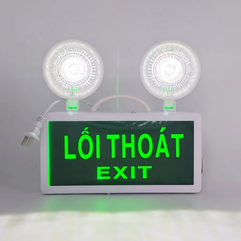 Đèn Sự Cố Khẩn Cấp Chiếu Sáng Kết Hợp Biển Chỉ Dẫn Thoát Hiểm, Thoát Nạn Exit, Thiết Bị Phòng Cháy Chữa Cháy