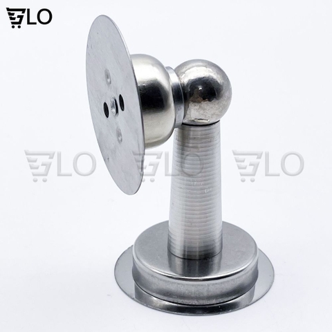 Hút Chặn Giữ Cửa Nam Châm Chống Va Đập, Hít Cửa Inox 304, Không Cần Khoan Kèm Keo 3m Dán Sàn Và Vít, Lực Hít Mạnh