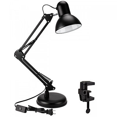Đèn Chụp Kẹp Bàn Học Kéo Dài Lexar Pixar Kèm Bóng LED Trắng 10W Chống Cận Cho Bé
