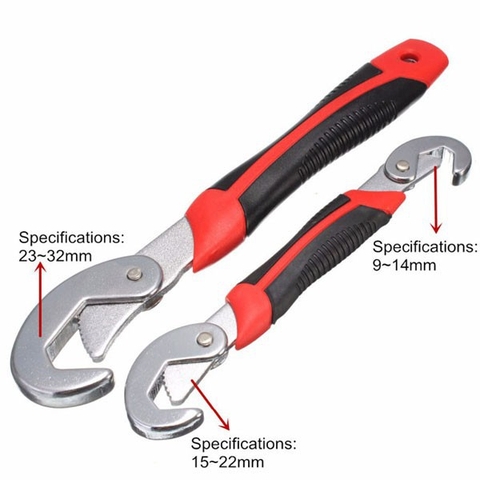 Bộ 2 Cờ Lê Poseidon Đa Năng Snap N Grip Tiện Dụng