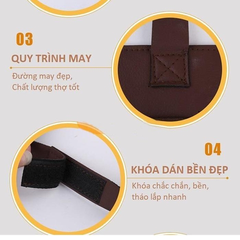 Túi đựng đồ treo sau ghế ô tô, xe hơi làm bằng da cao cấp