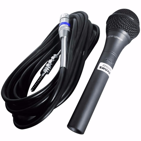 Micro Karaoke Shure 959 Hát Nhẹ Chống Hú Tốt