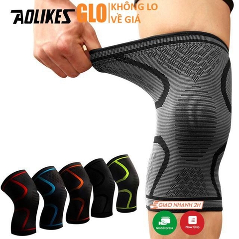 Bó gối đàn hồi bảo vệ khớp Aolikes(1 chiếc)