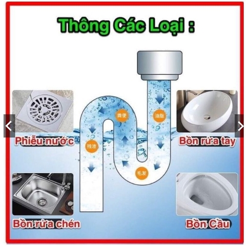 Bột Thông Tắc Sinh Học Nắp Xanh Làm Sạch, Bảo Vệ Đường Ống Bồn Rửa Mặt, Chậu Rửa Bát, Khử Mùi Hôi 260g